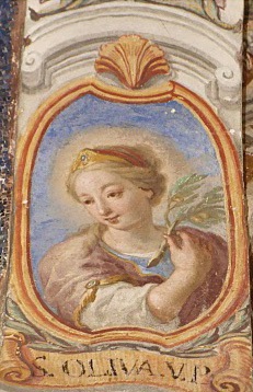 Affresco di Guglielmo Borremans ( 1717 ) nella Chiesa di S. Maria dell'Ammiraglio ( Martorana ) PA